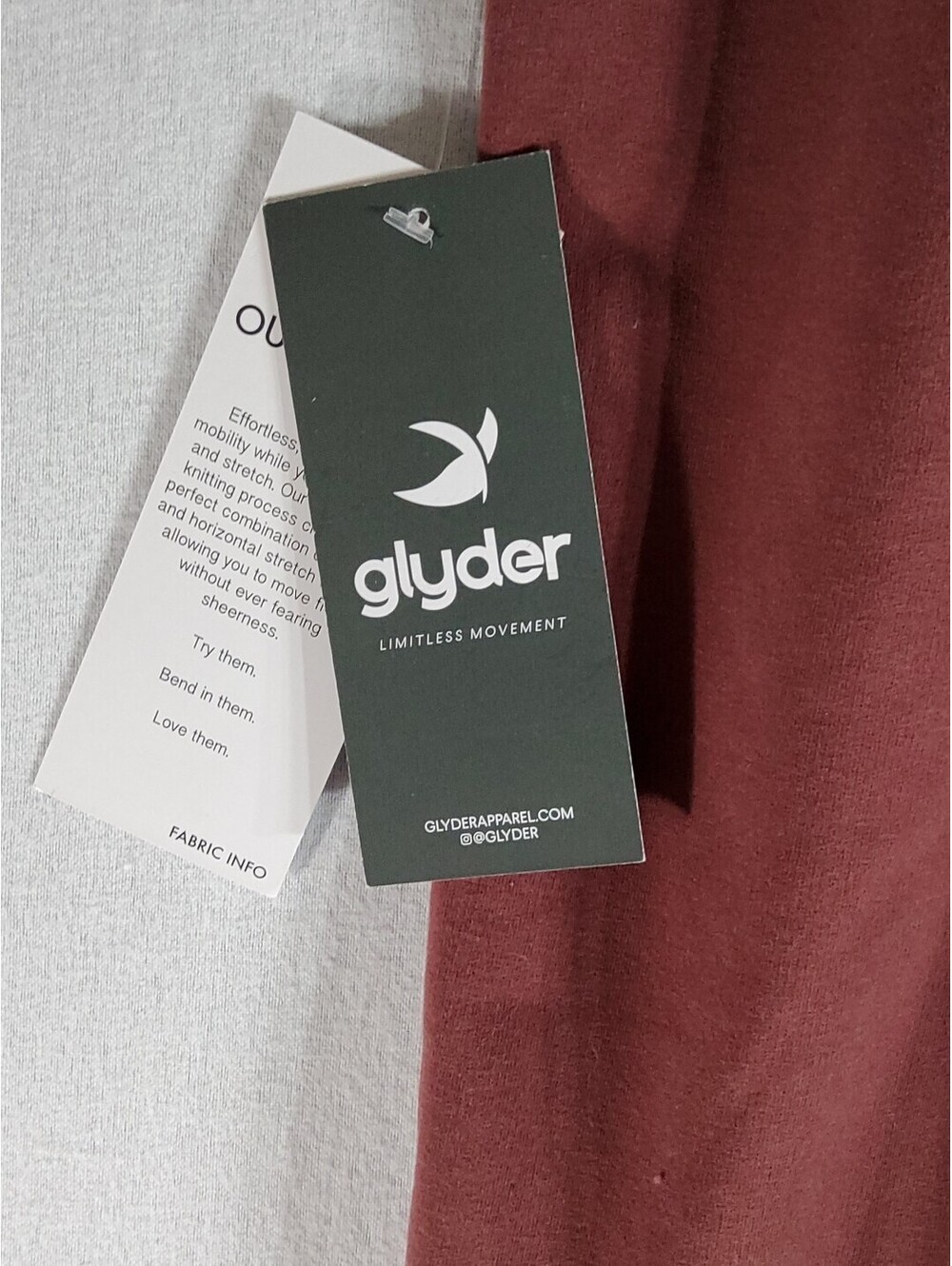 Glyder Vtg Oversized Jogger Pants Women's 3x Cabernet New With Tag $84 Retail - Picture 5 of 10